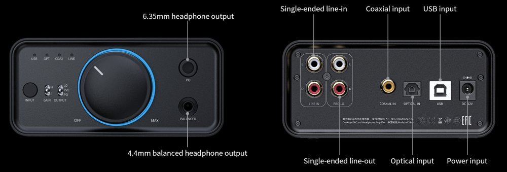 Fiio K7 DAC / Headphone Amplifier — Chisholm TV & Stereo